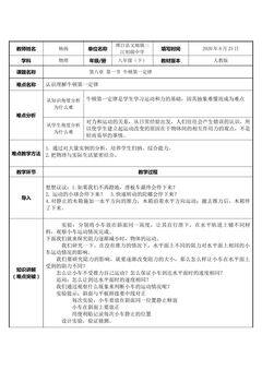 牛顿第一定律