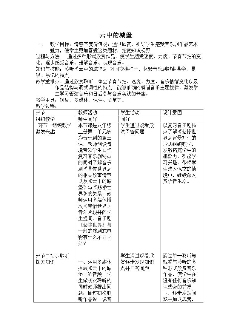 云中的城堡