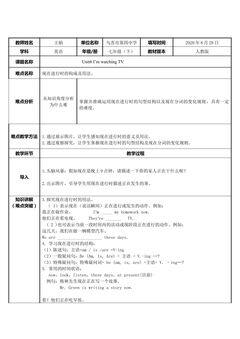 现在进行时的构成及用法