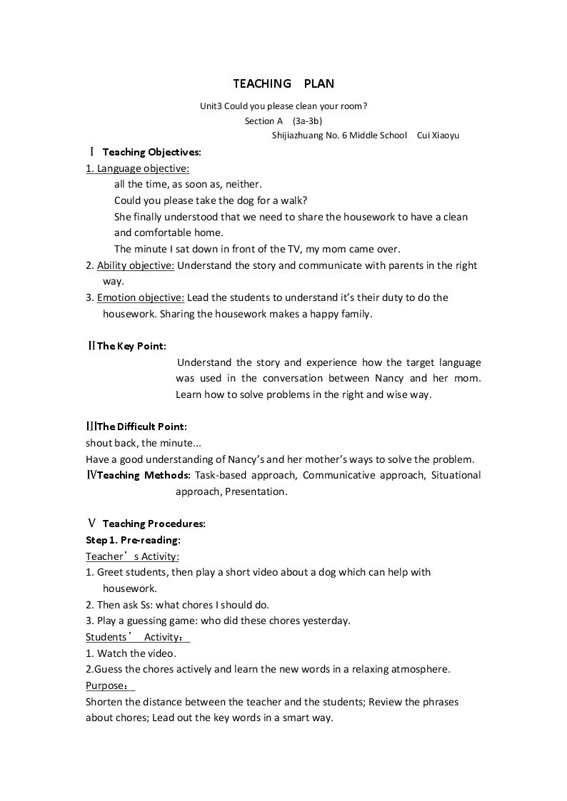 Section A 3a—3c