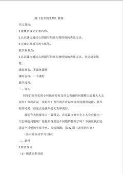 《表里的生物》