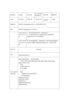 unit 3 what color is it?