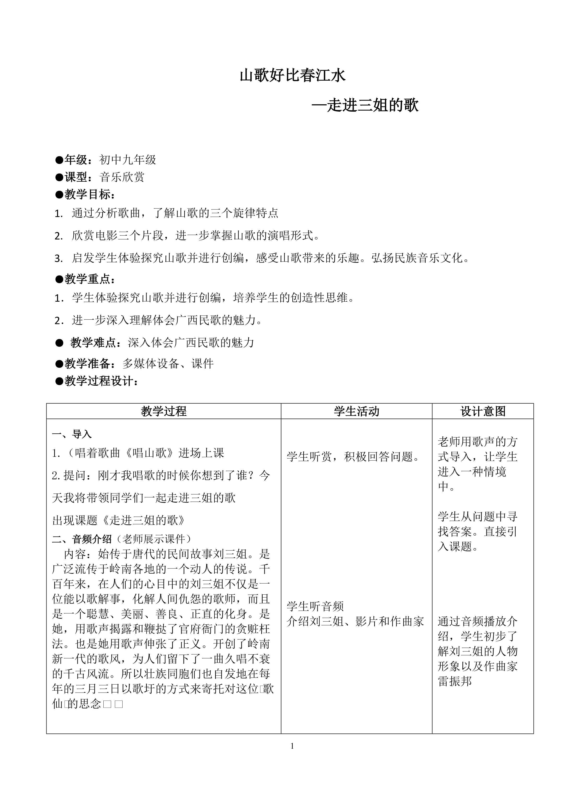 只有山歌敬亲人