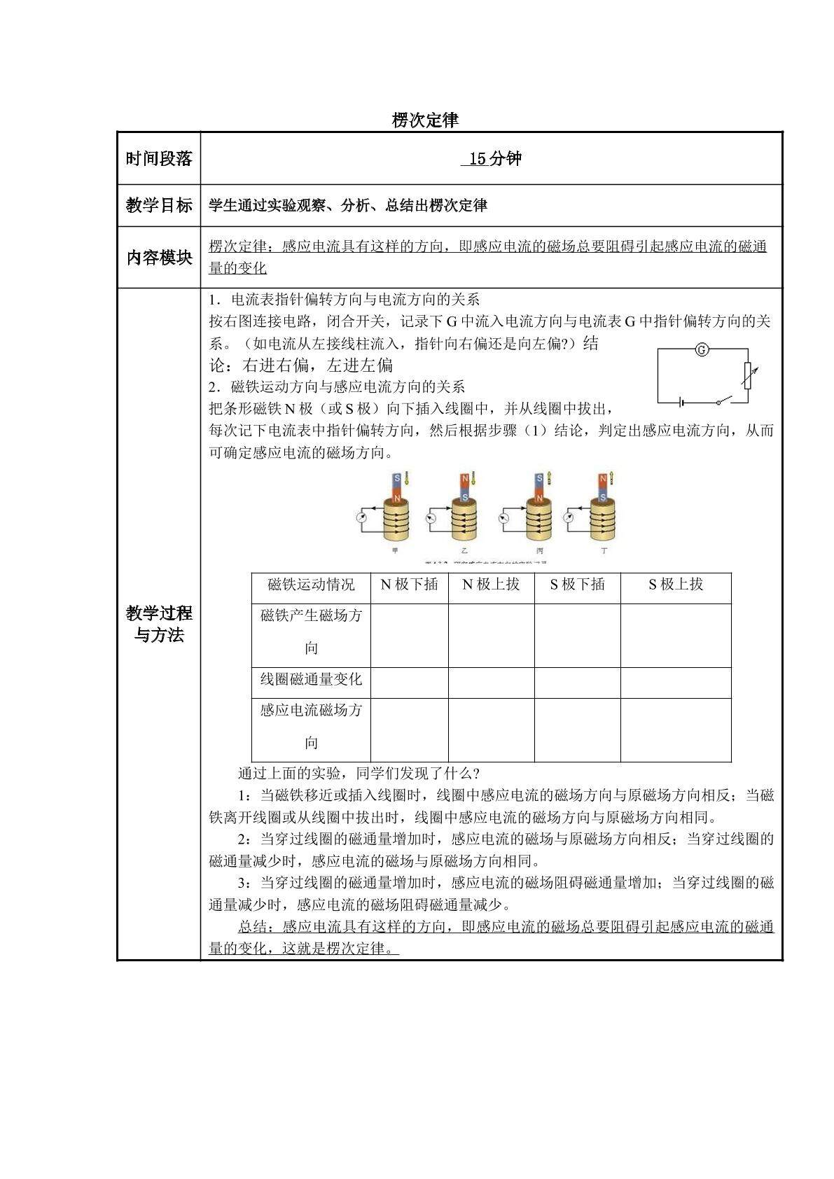 楞次定律