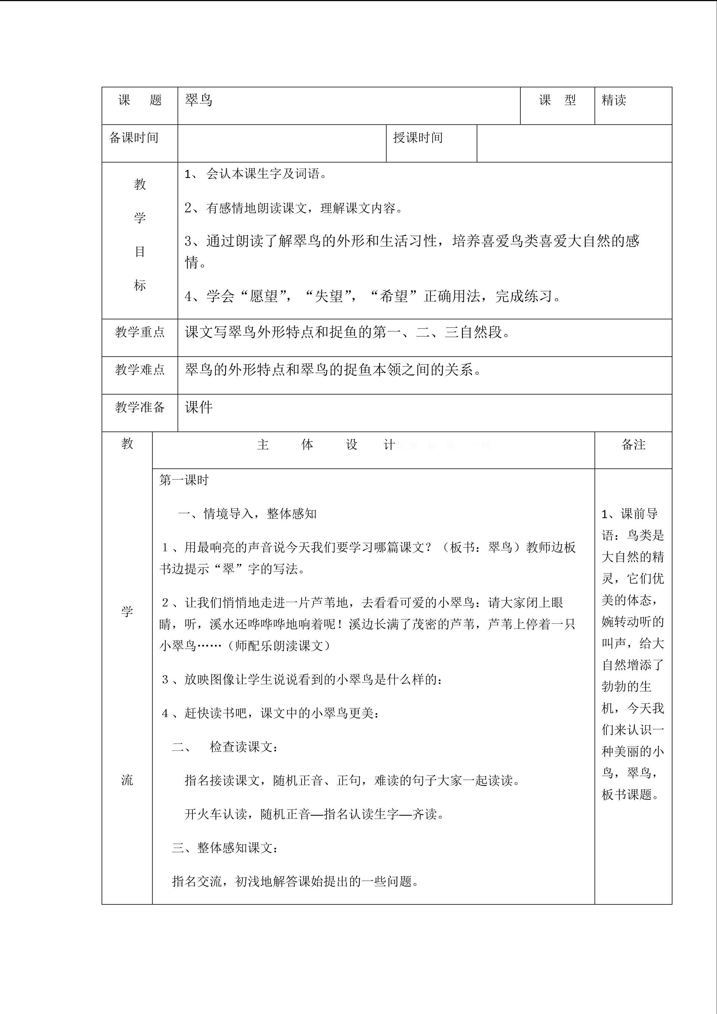 翠鸟