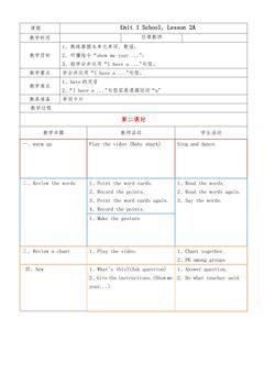 【教案】一年级上册英语人教版新起点Unit 1《School》(lesson 2)02