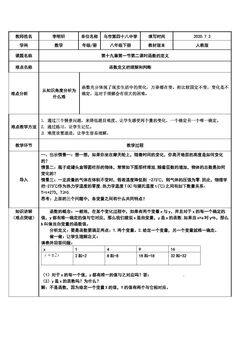 函数的定义