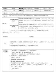 have的第三人称单数用法