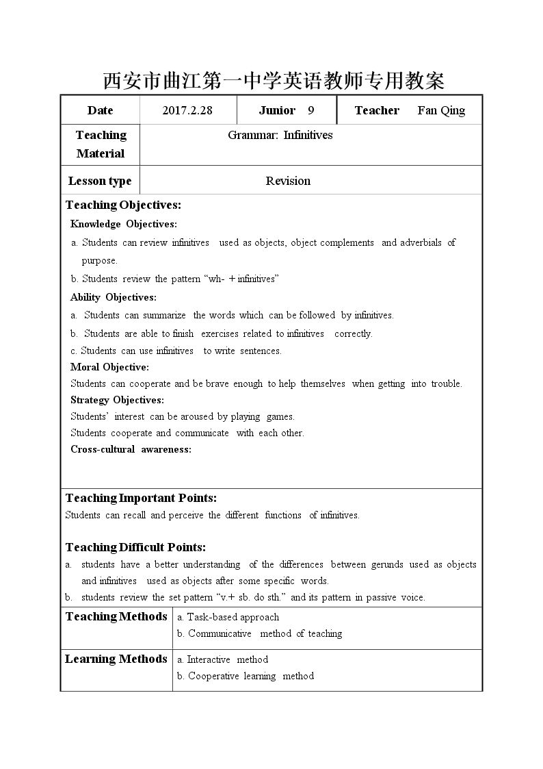 Section A Grammar focus 4a—4b