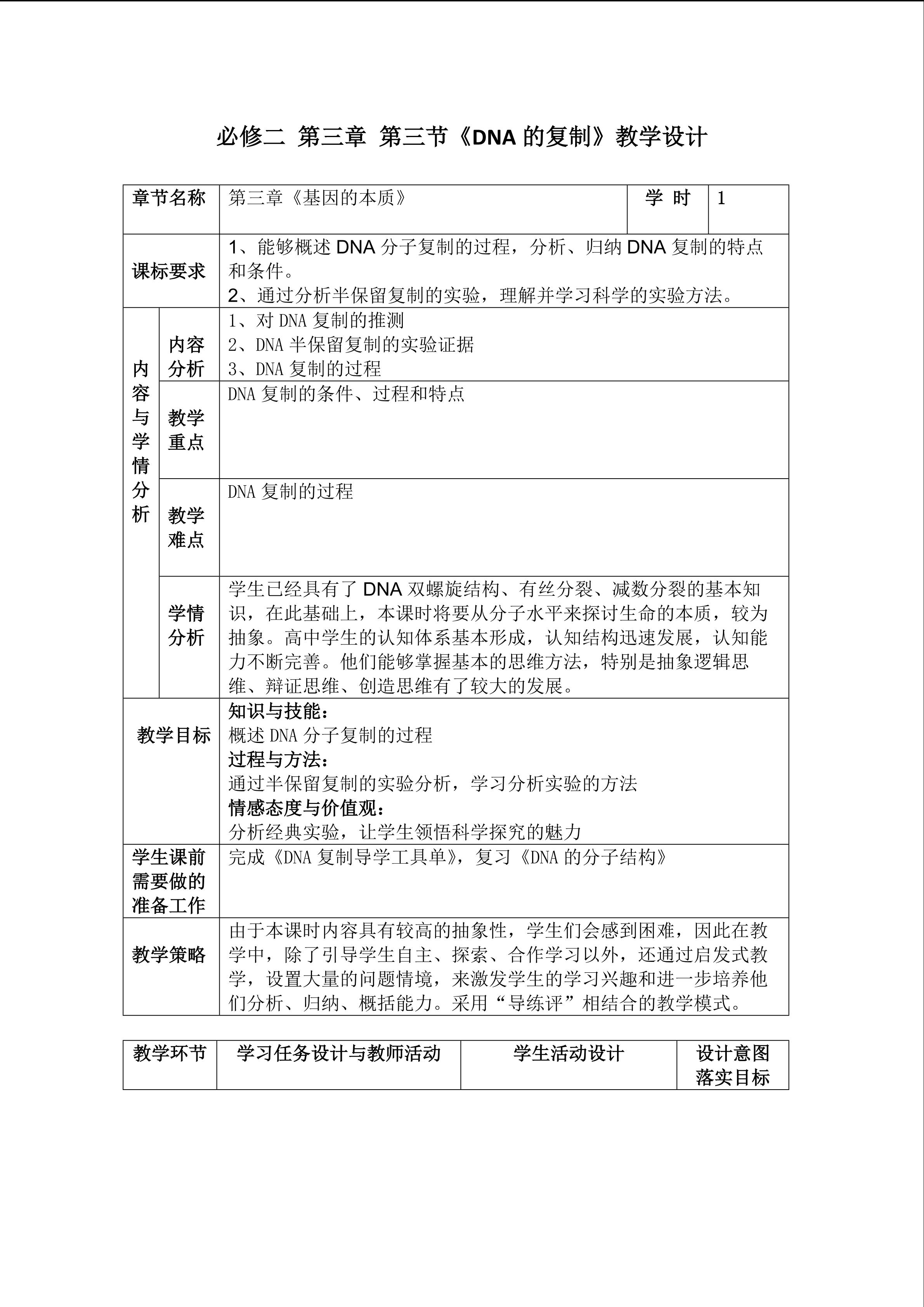 DNA的复制