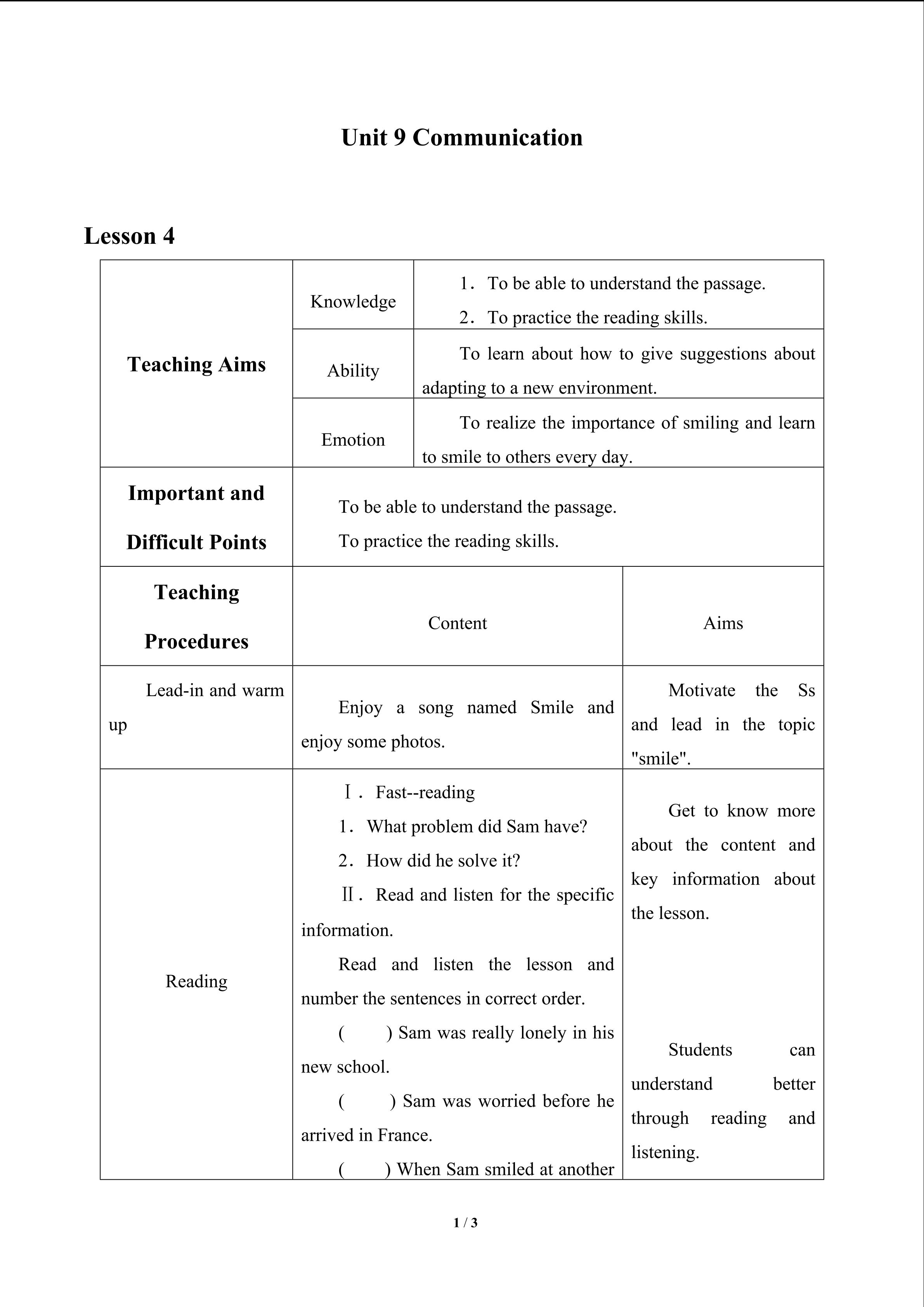 Unit 9 Communication_教案4