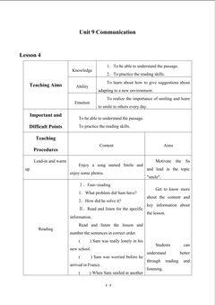 Unit 9 Communication_教案4