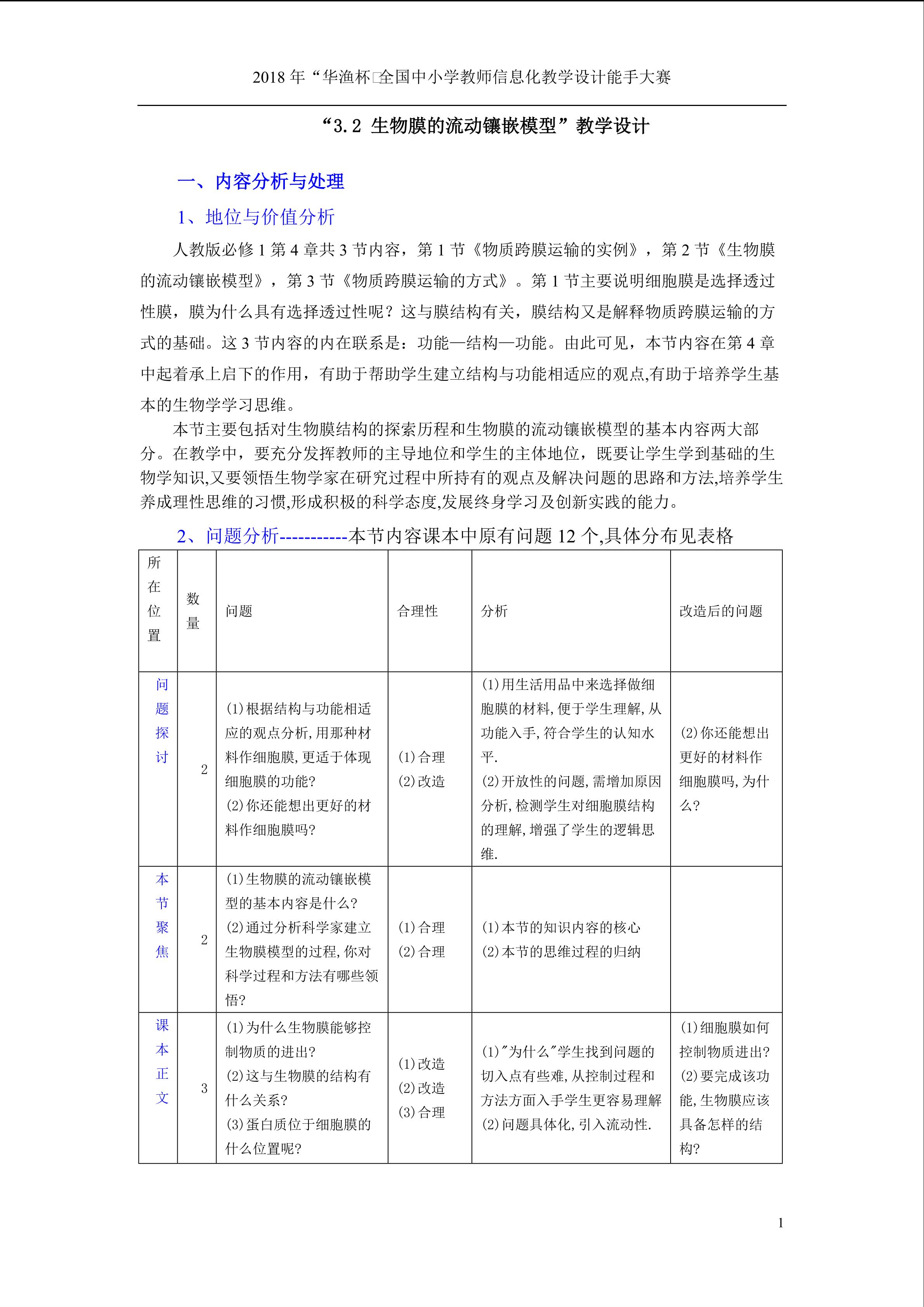 生物膜的流动镶嵌模型