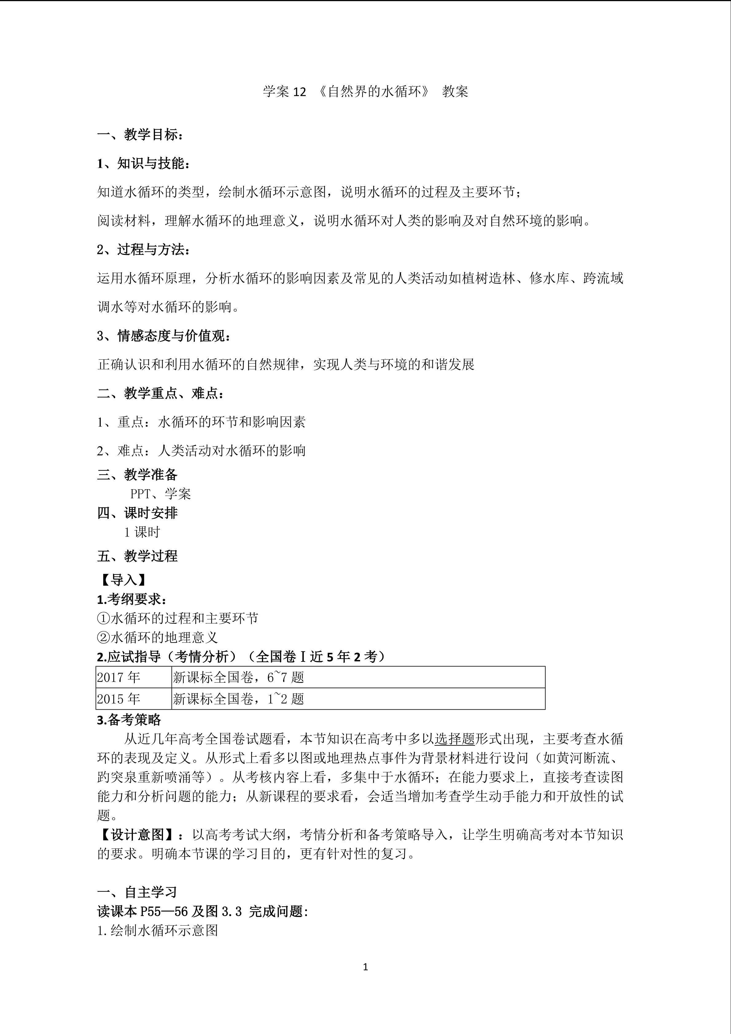 自然界的水循环