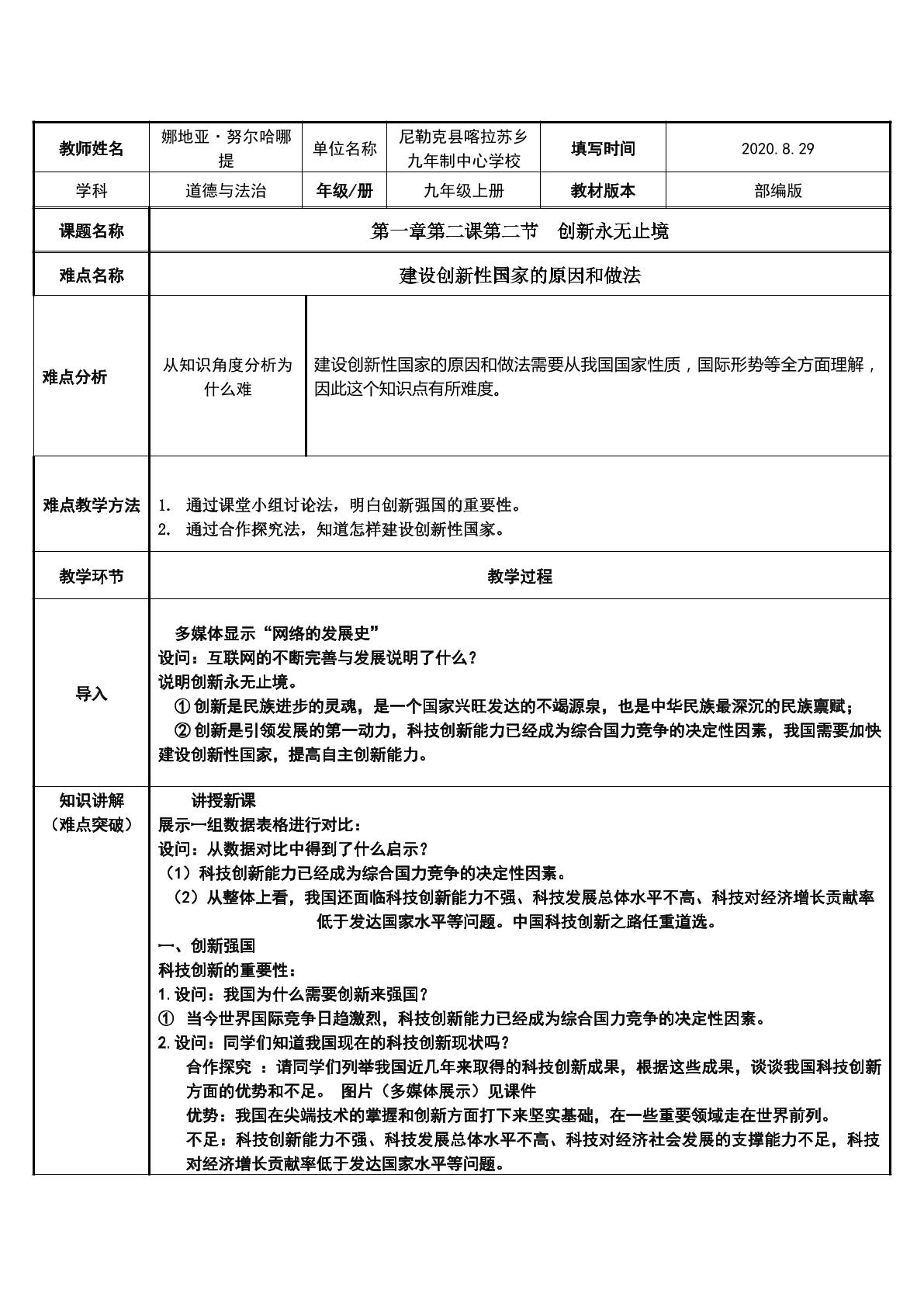 创新永无止境