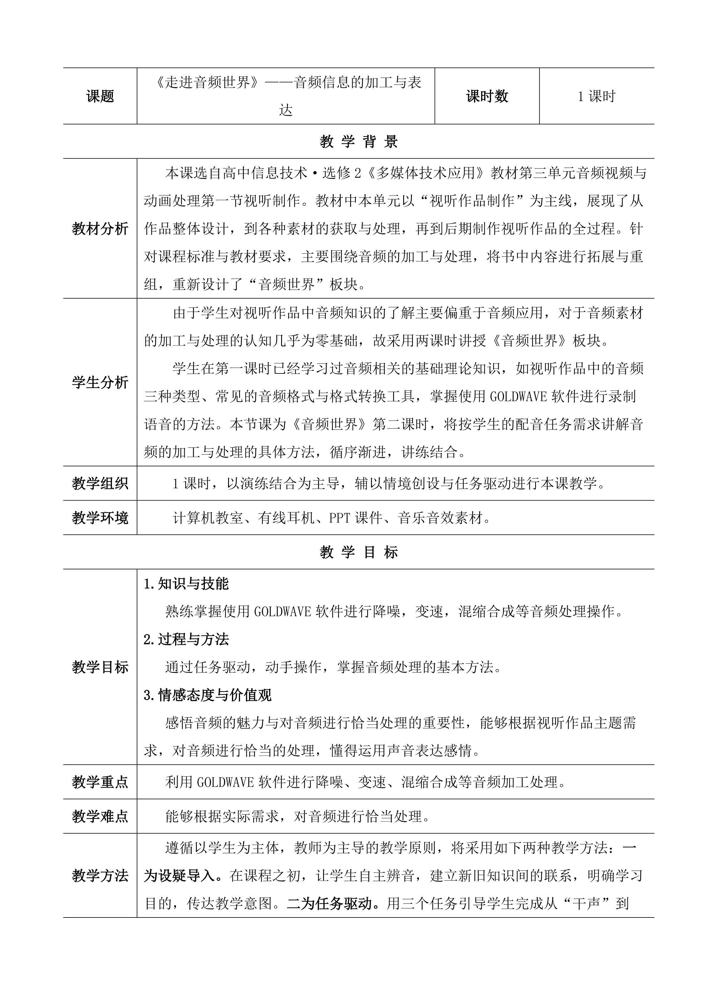 走进音频世界