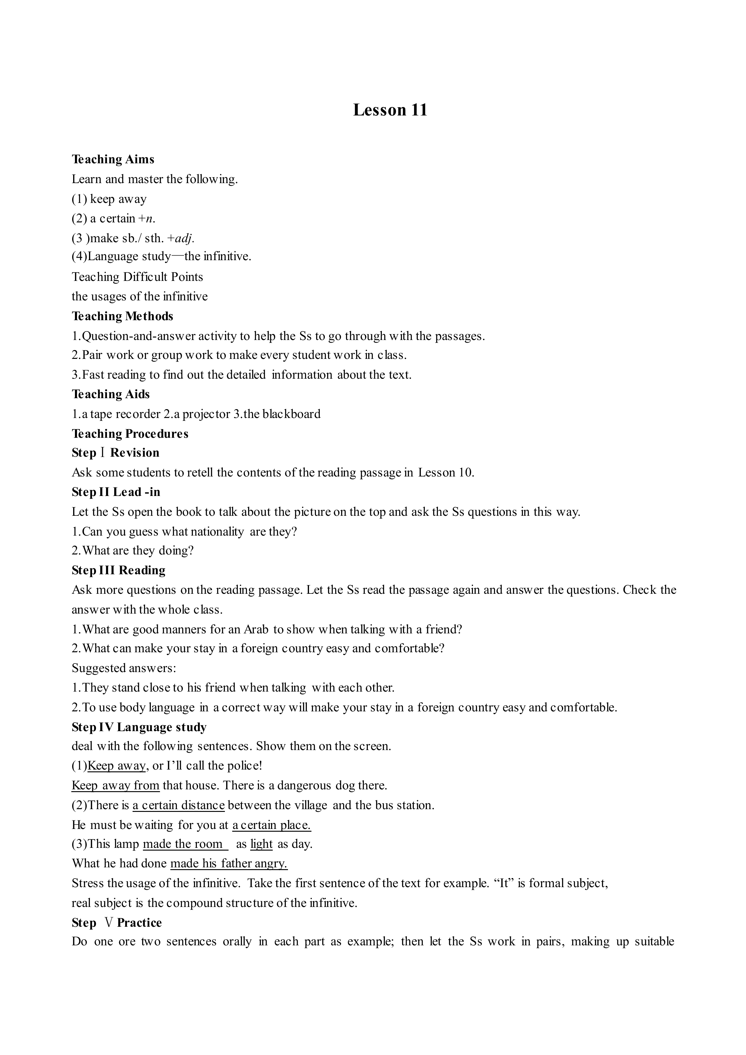 Body language_教案5