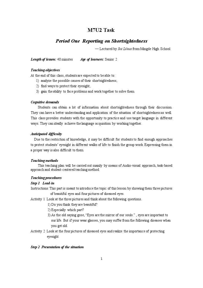 Task(1): Reporting on sh…
