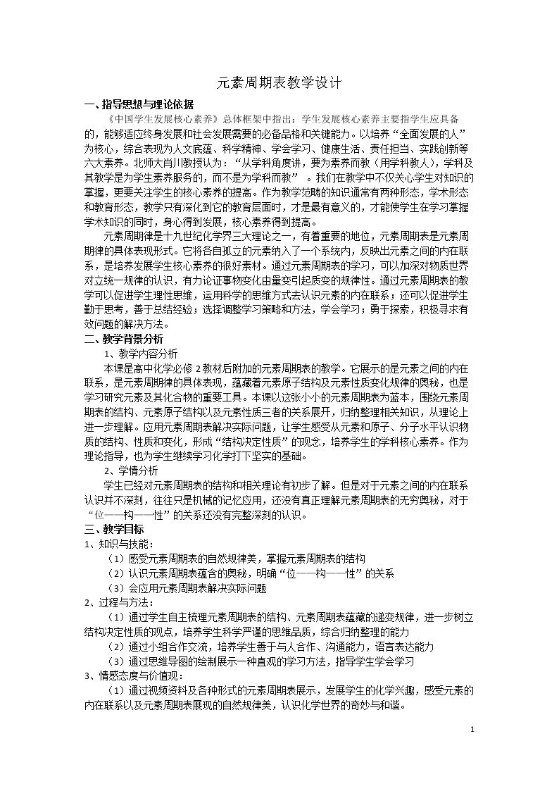 元素周期表