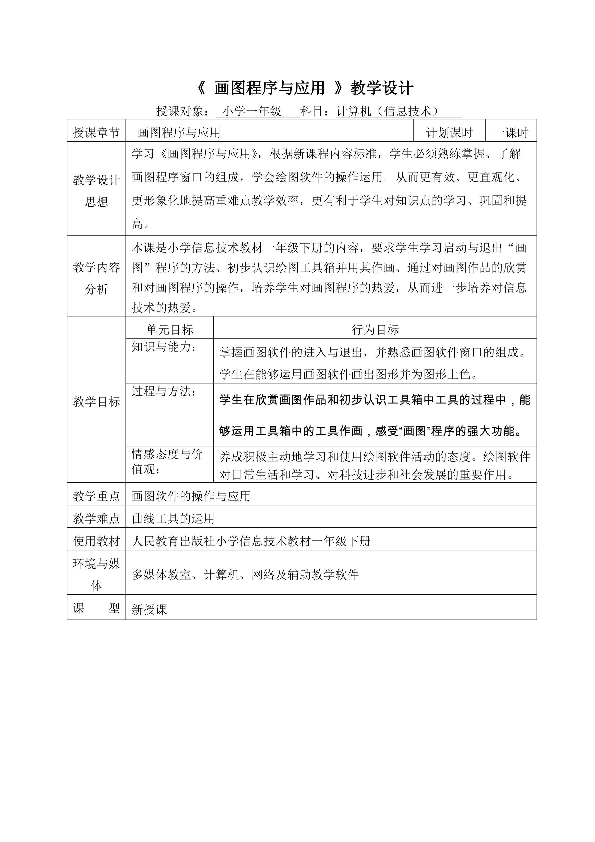 画图程序与应用