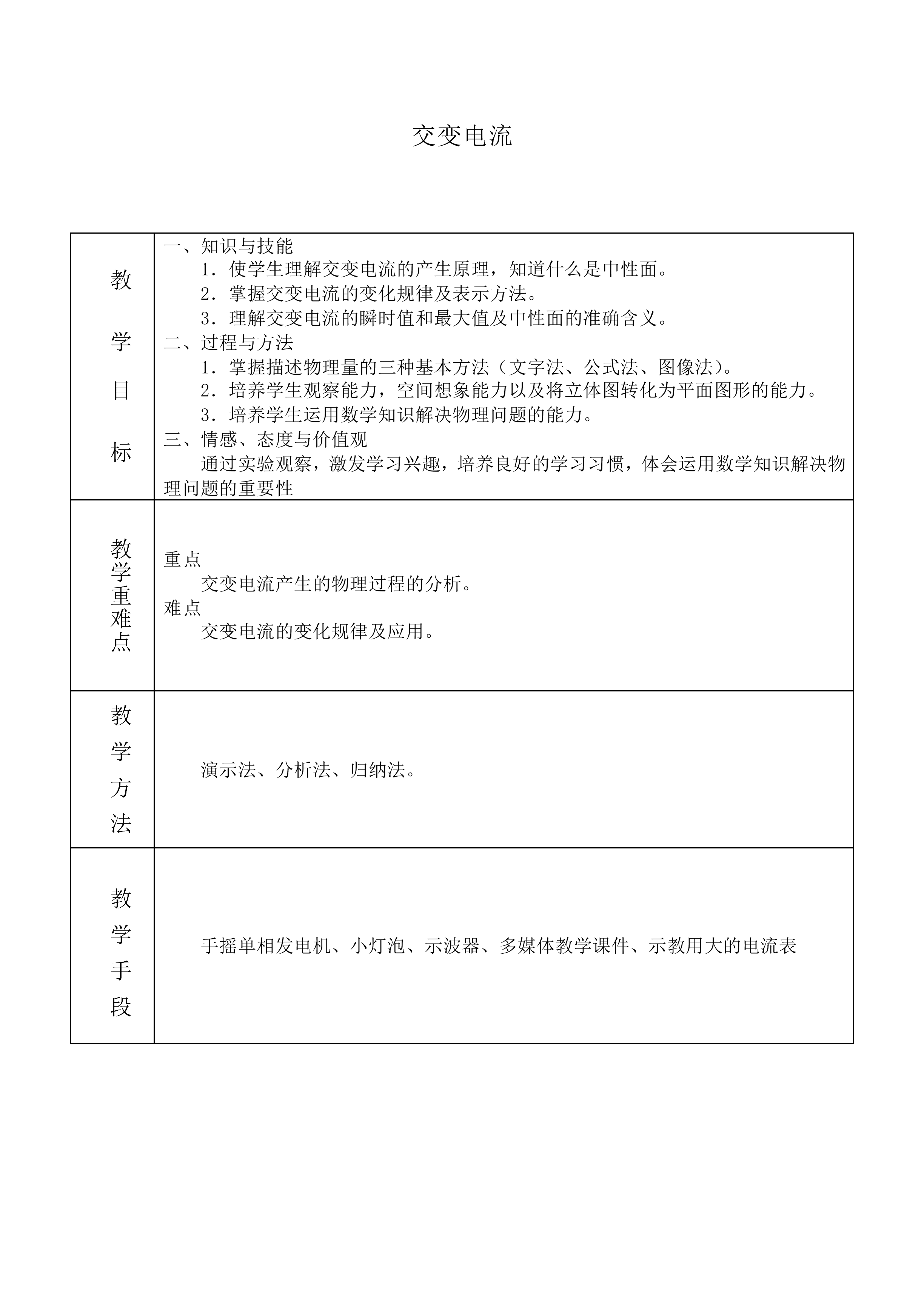交变电流_教案6
