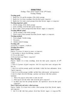 Reading and vocabulary