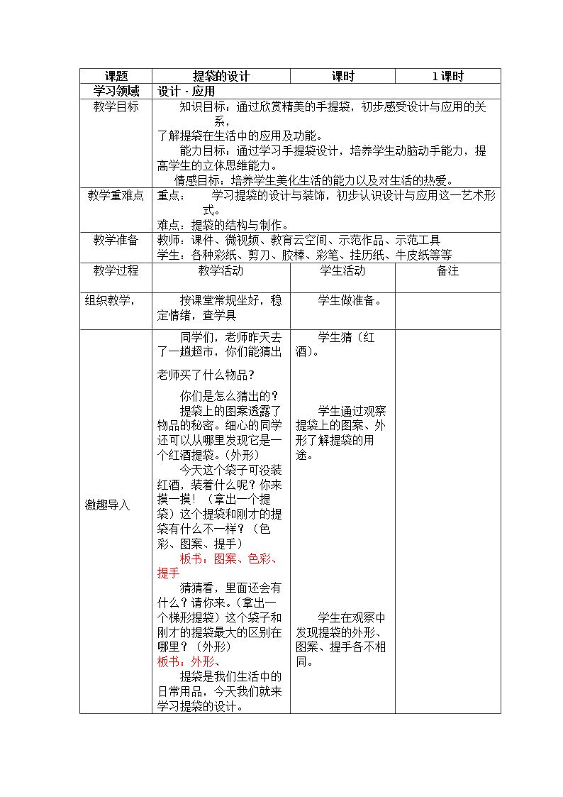 第5课：提袋的设计