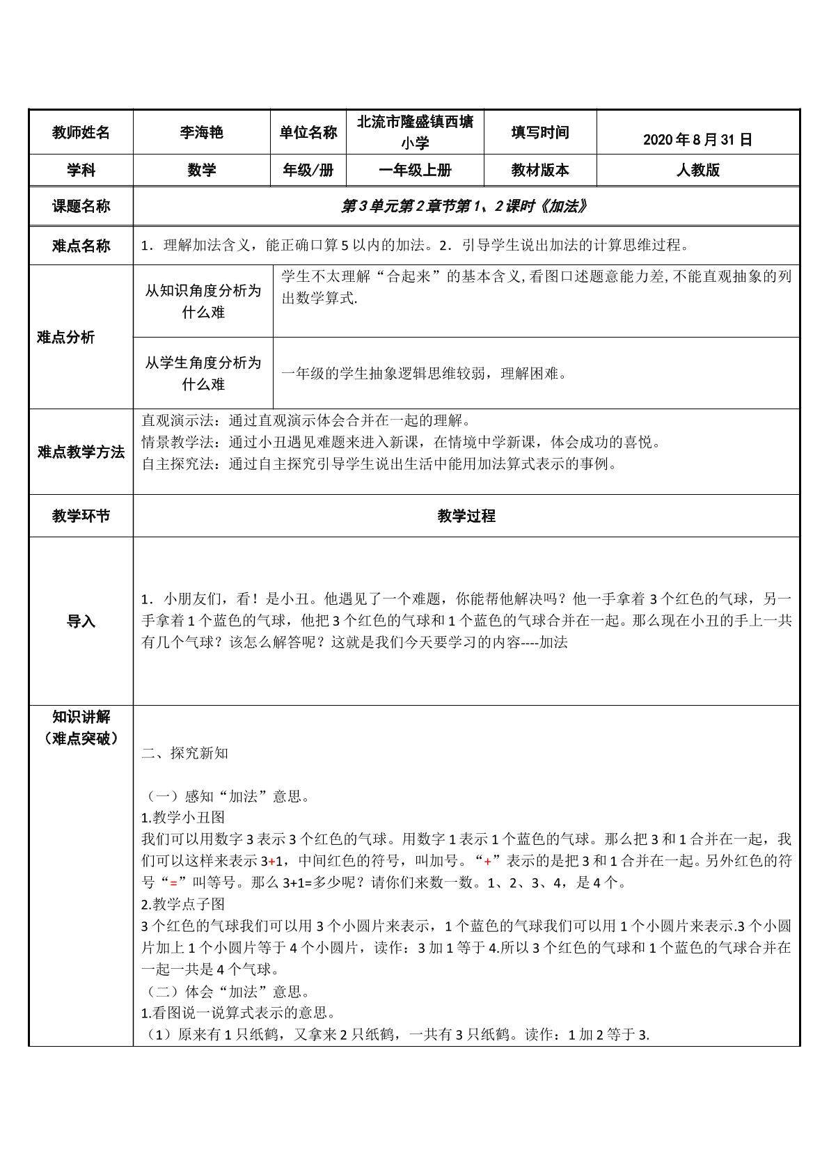 加法
