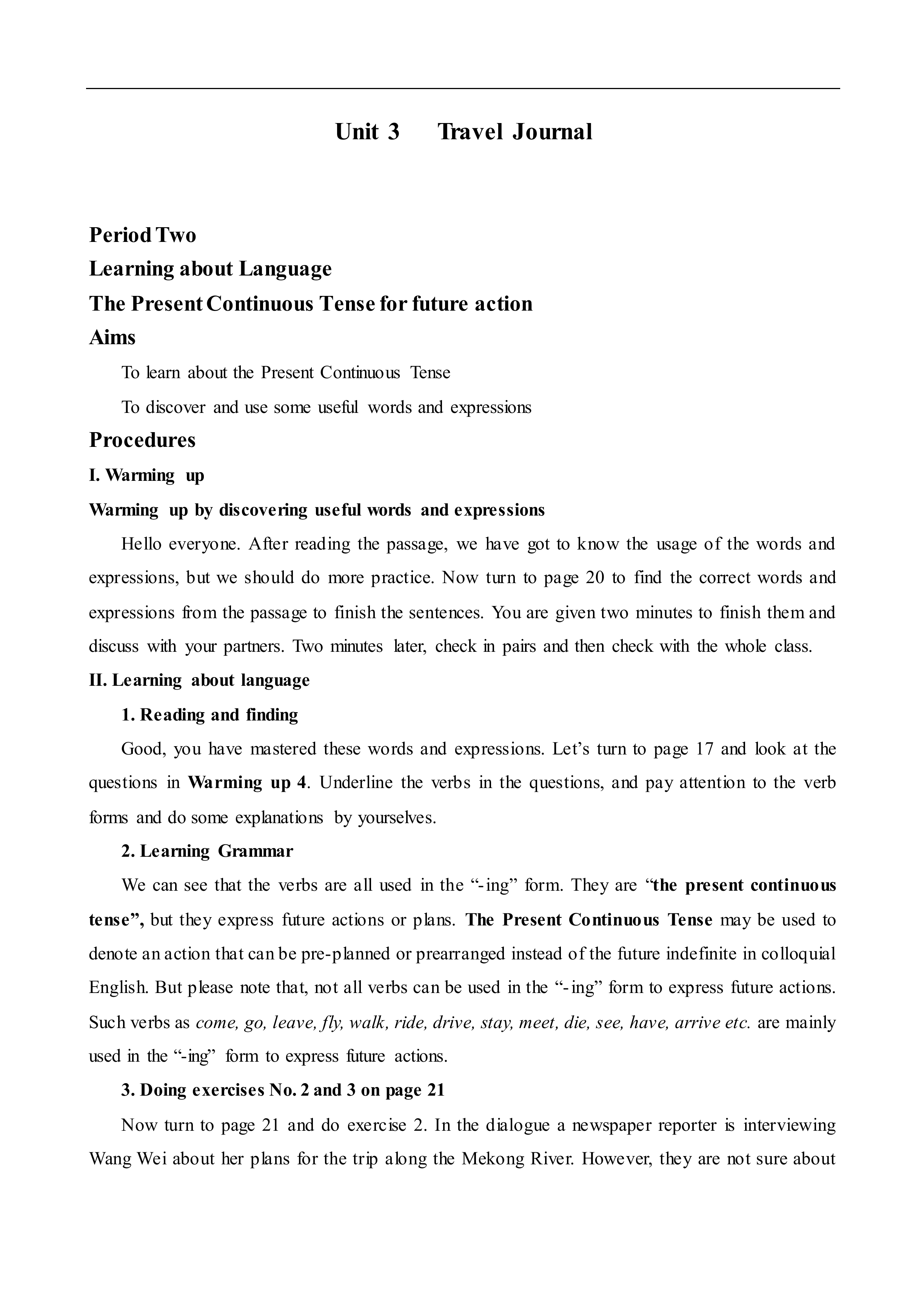 Travel journal_教案2
