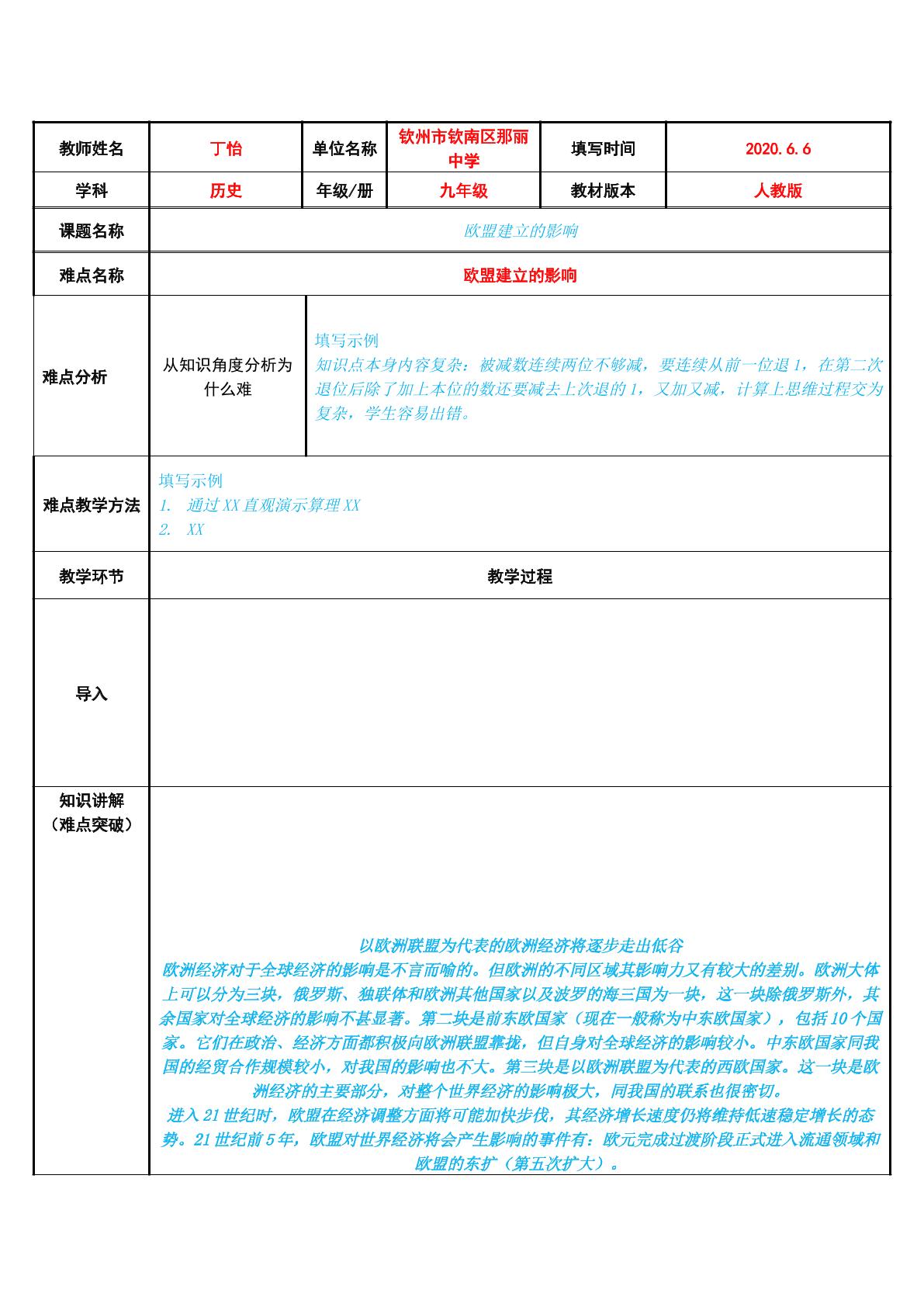 欧盟建立的影响