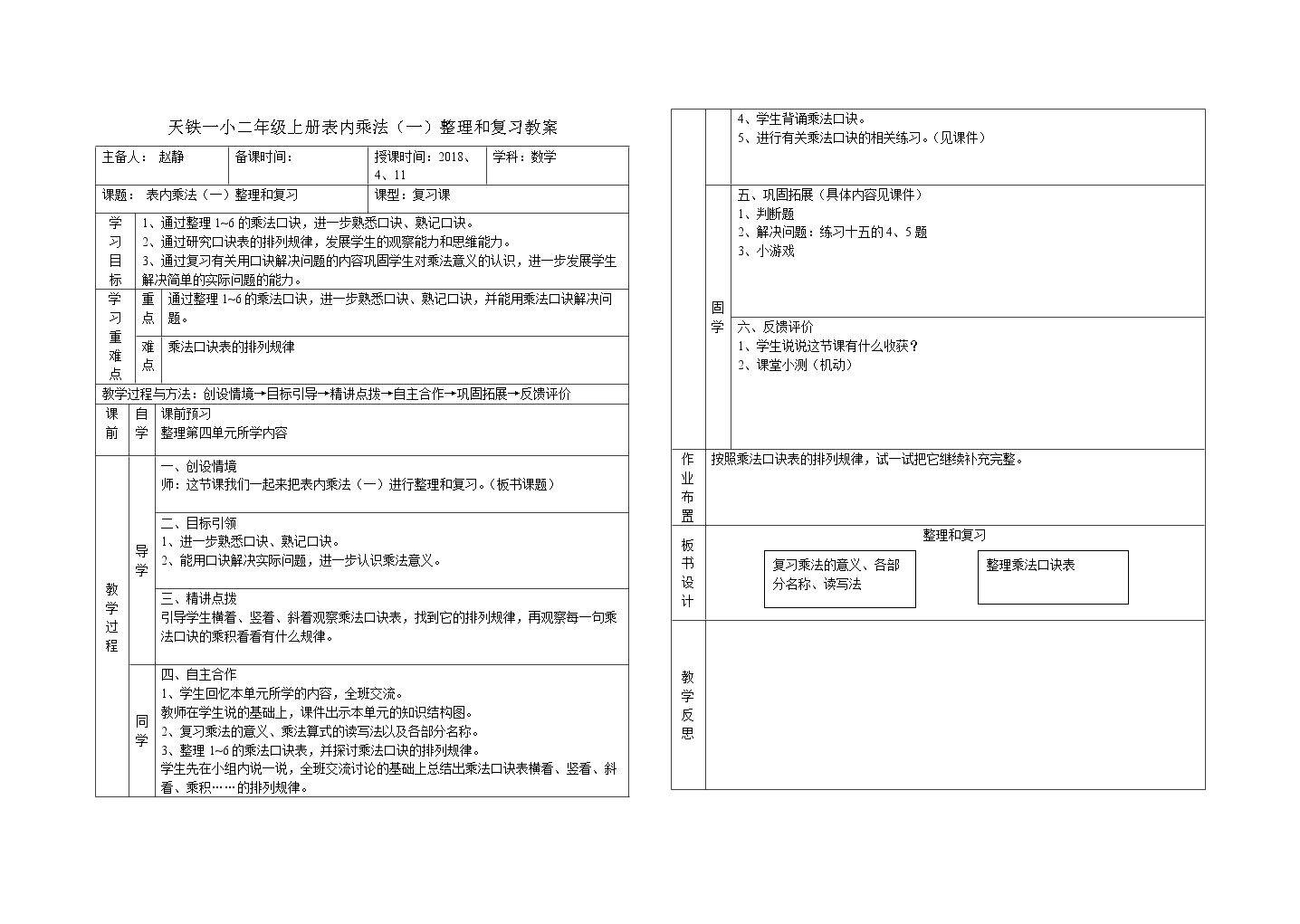整理和复习
