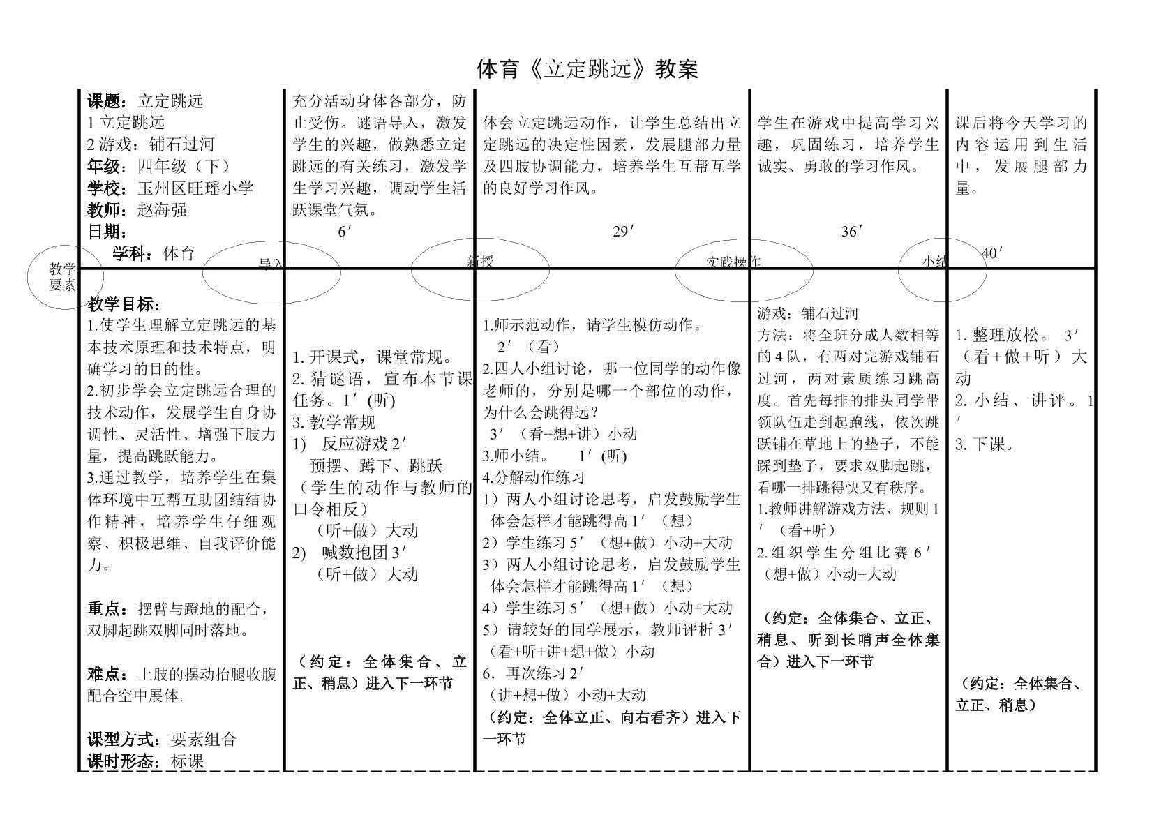 立定跳远
