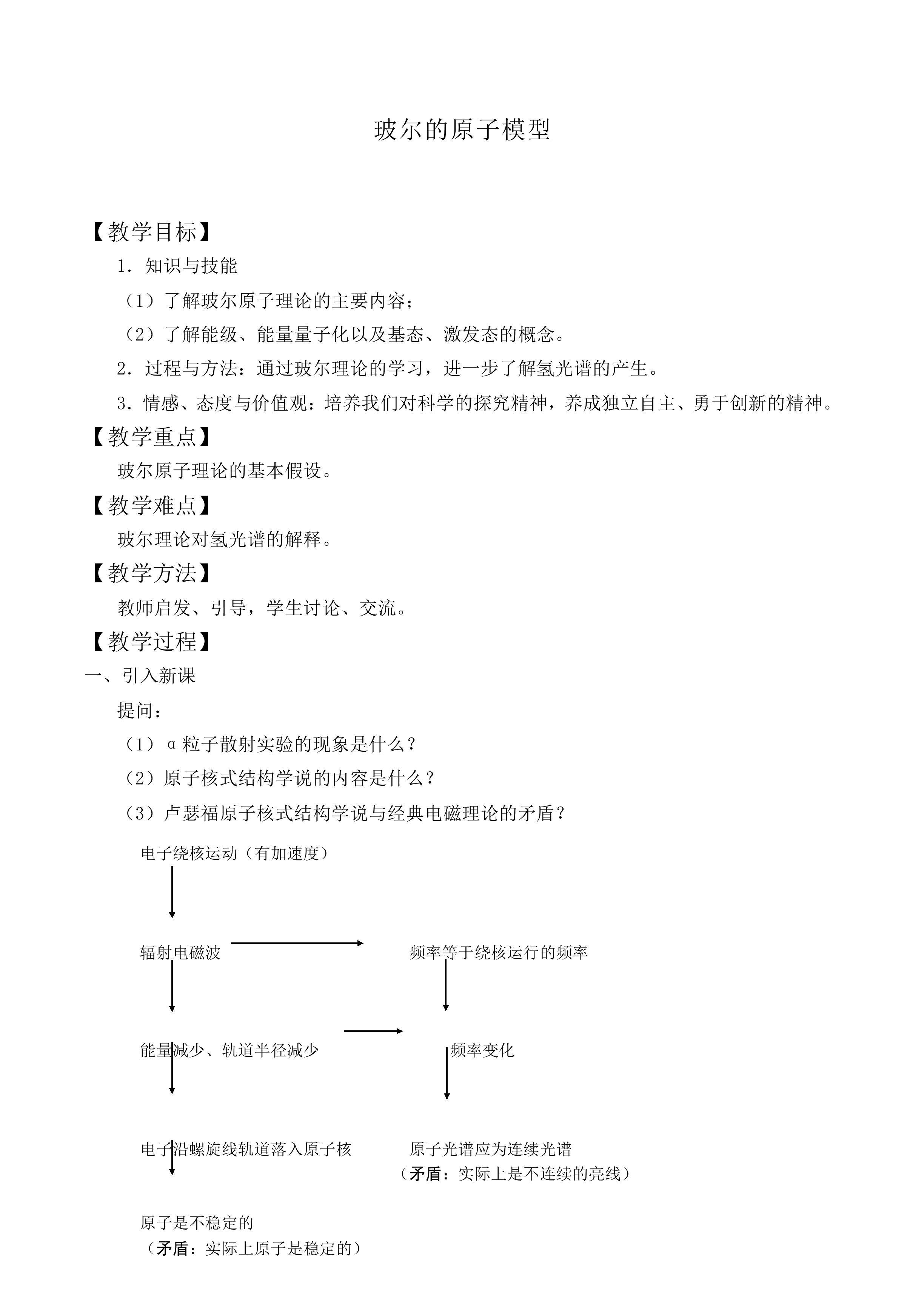 玻尔的原子模型_教案4