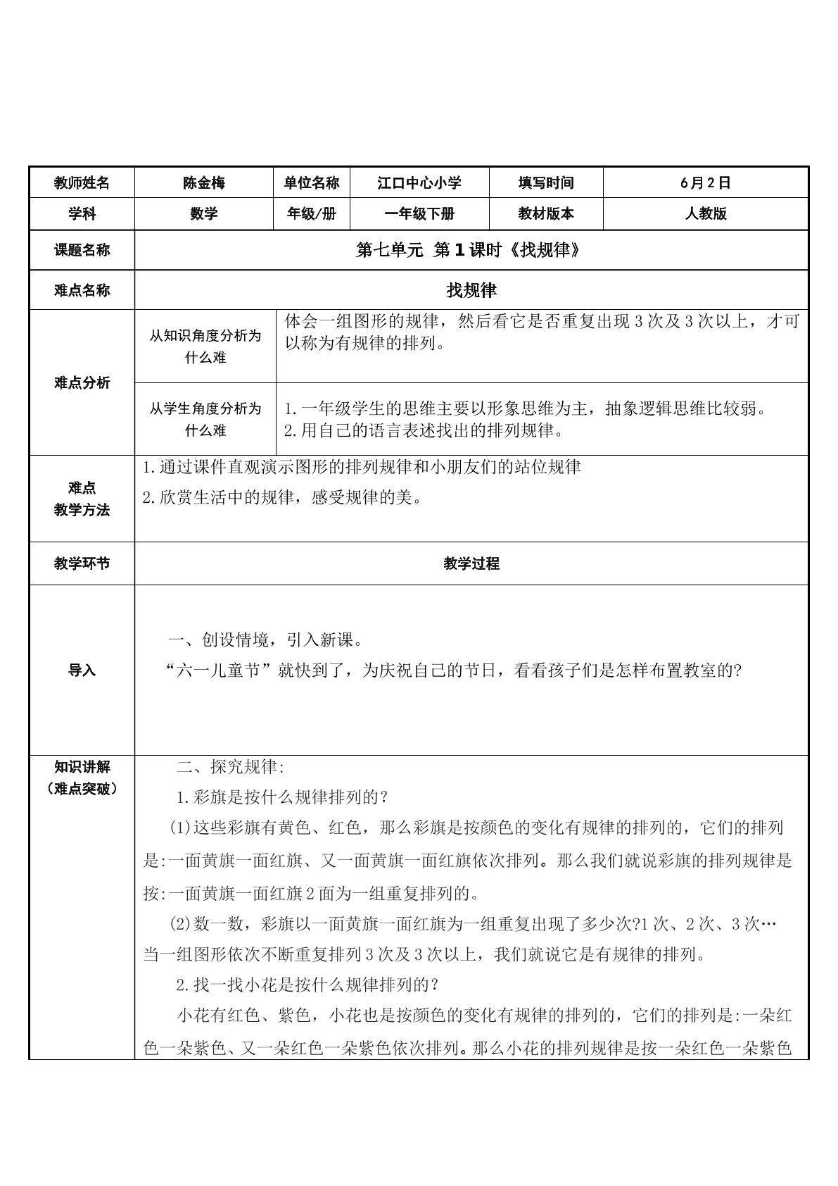 找规律