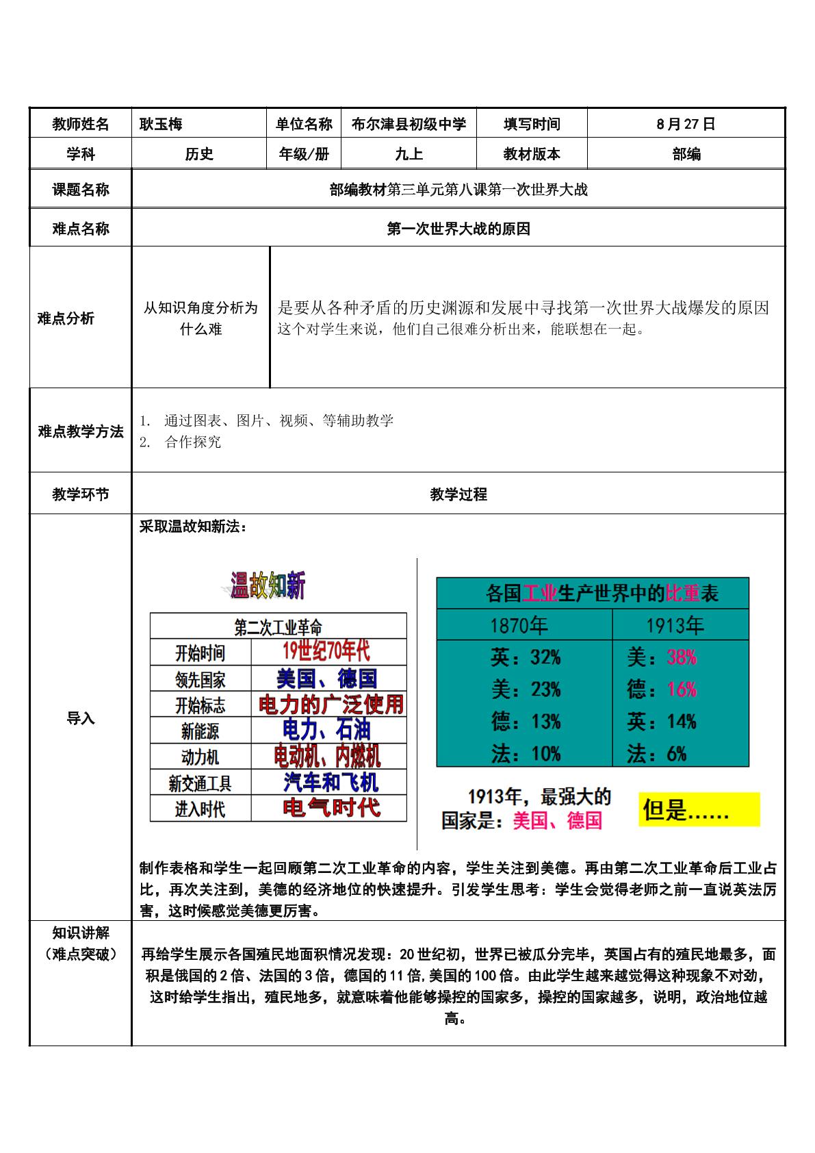 第一次世界大战