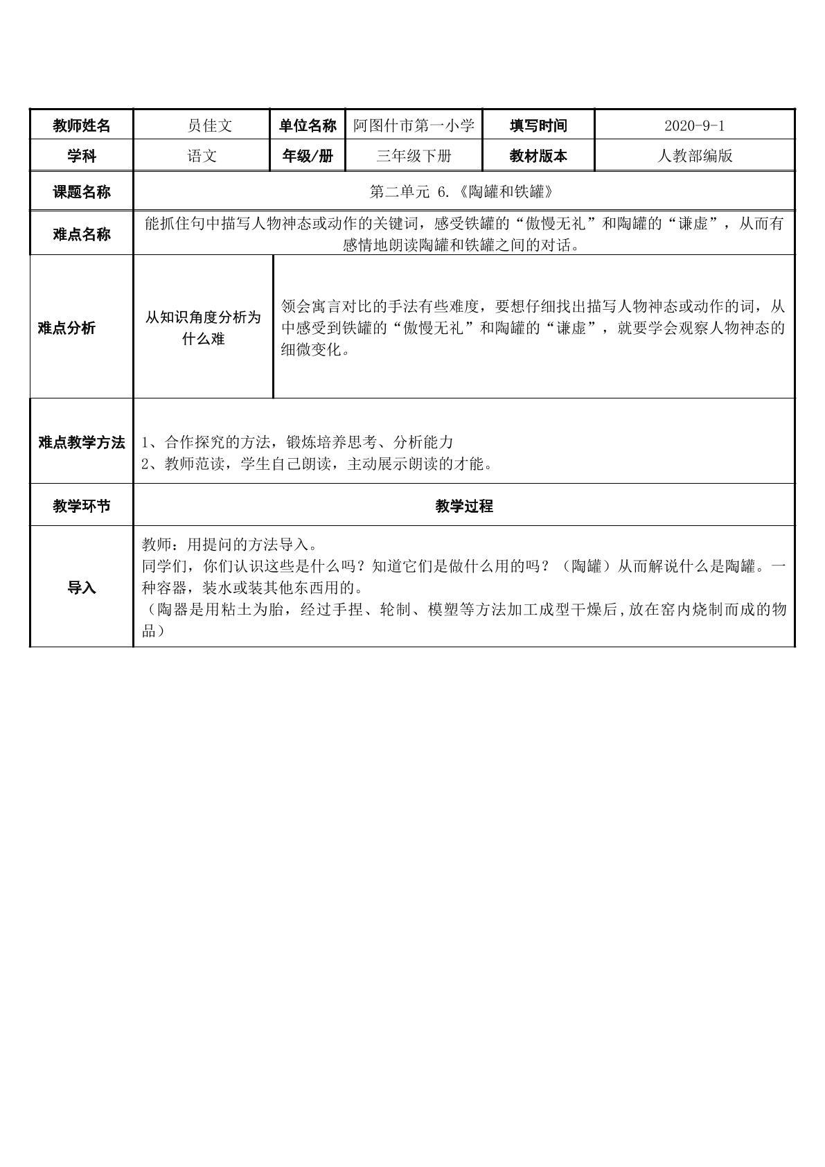 6.陶罐和铁罐