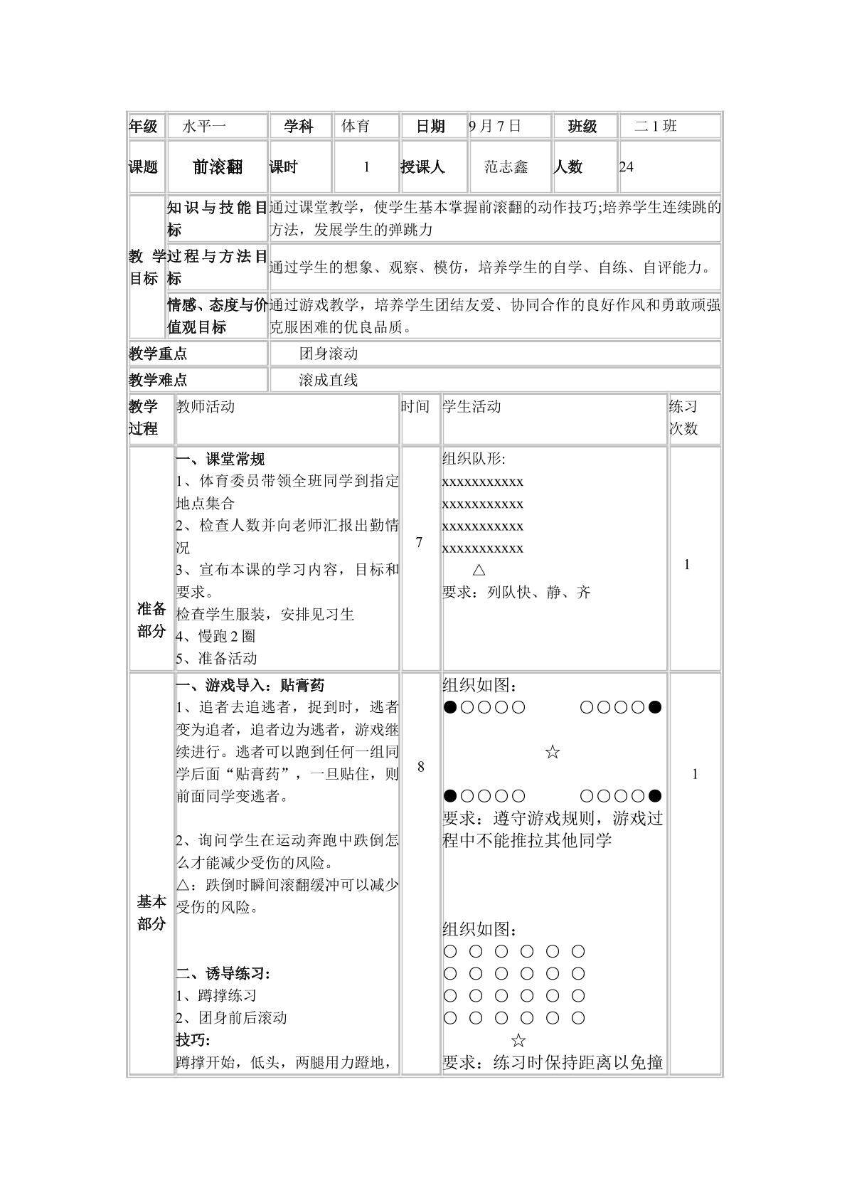 前滚翻