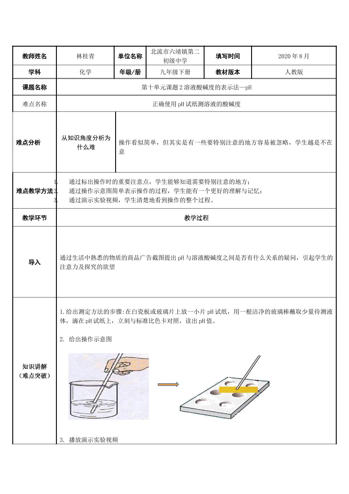 溶液酸碱度的表示法—pH