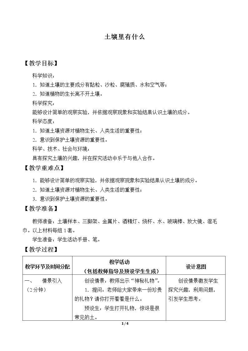 土壤里有什么