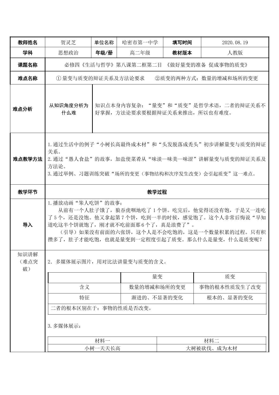 做好量变的准备 促成事物的质变