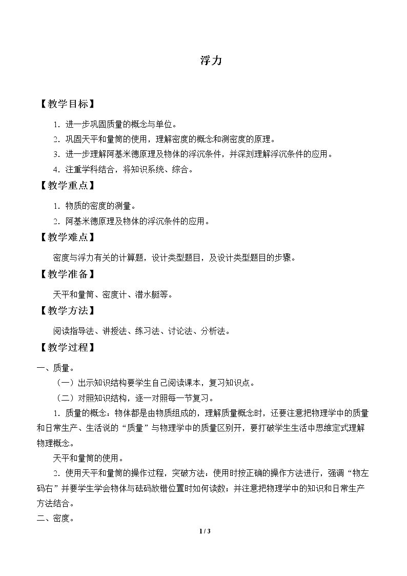 浮力