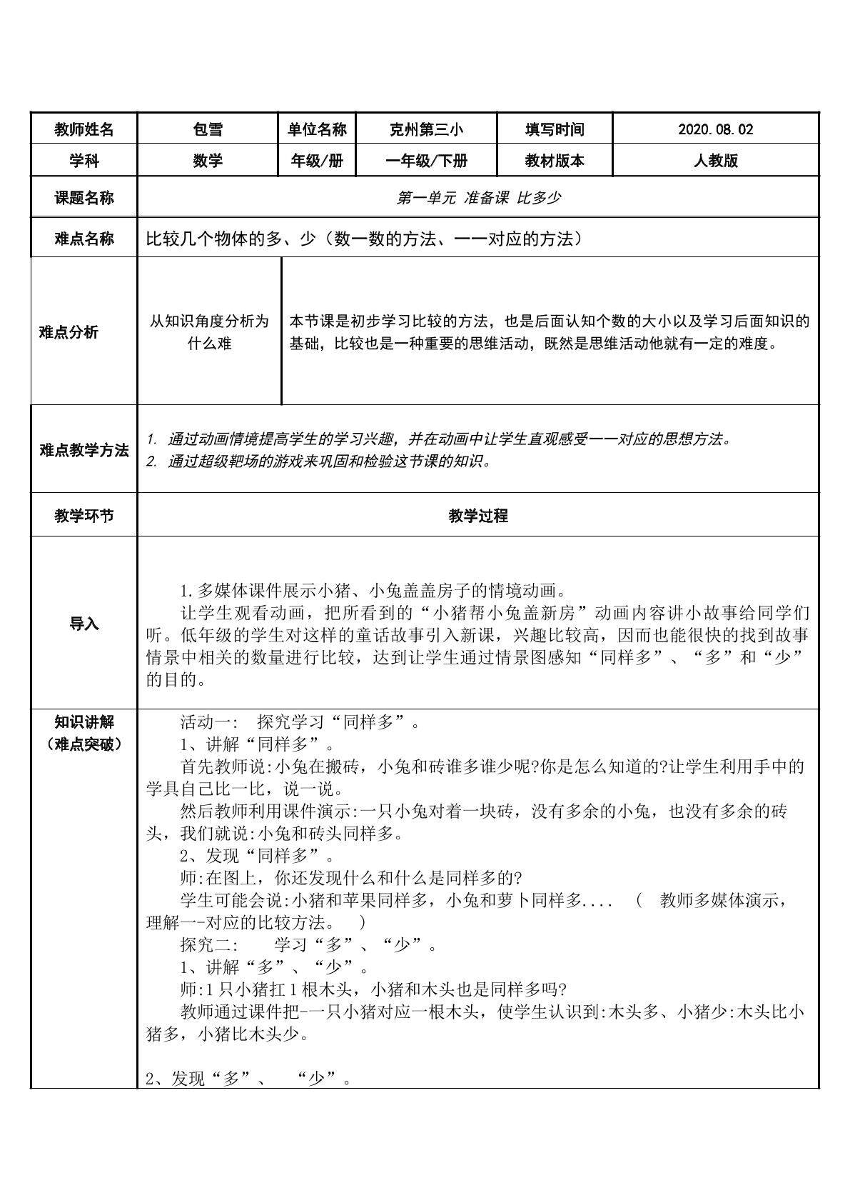 比多少