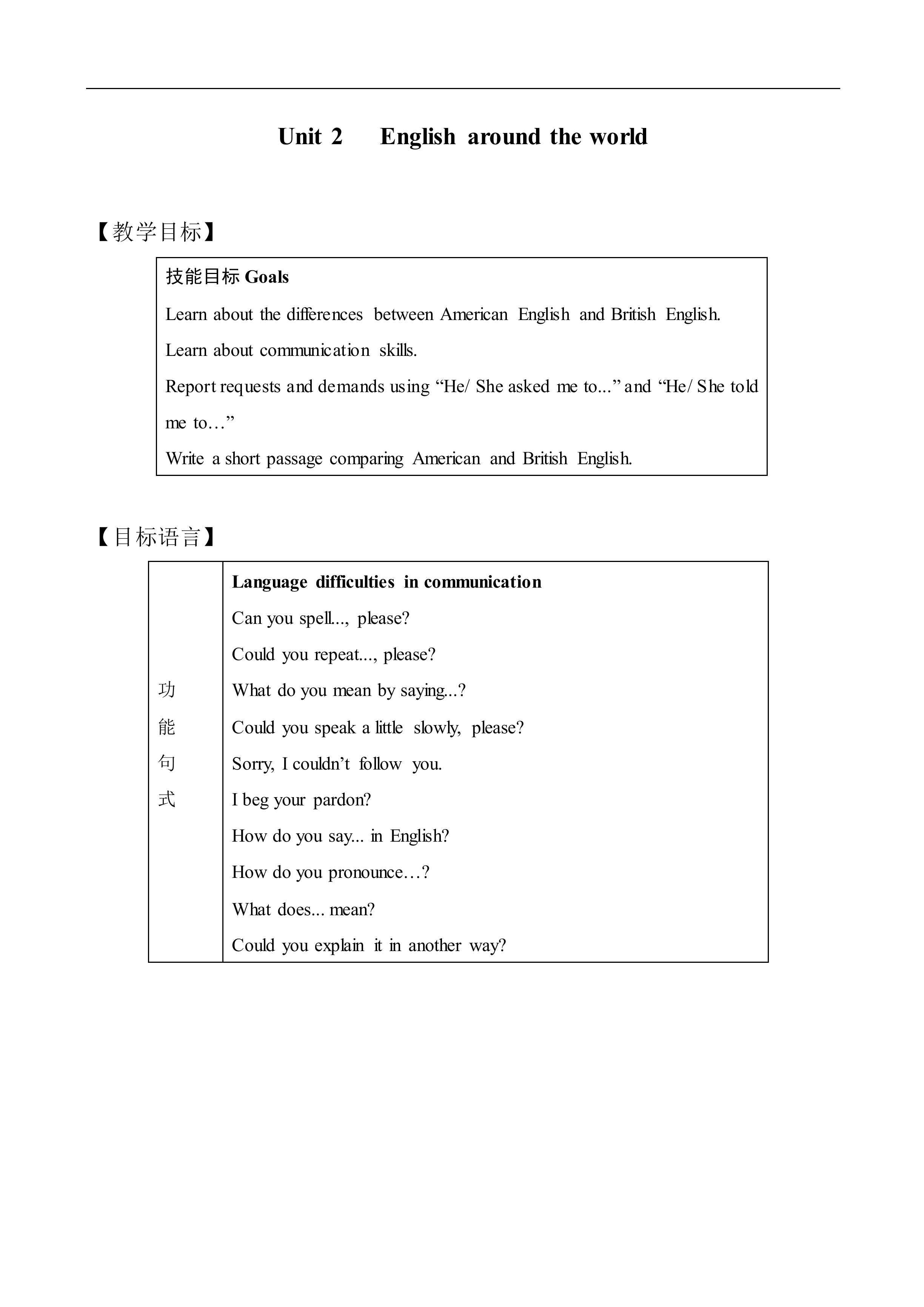 English around the world_教案1