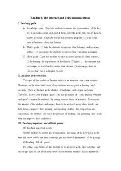 Listening and vocabulary