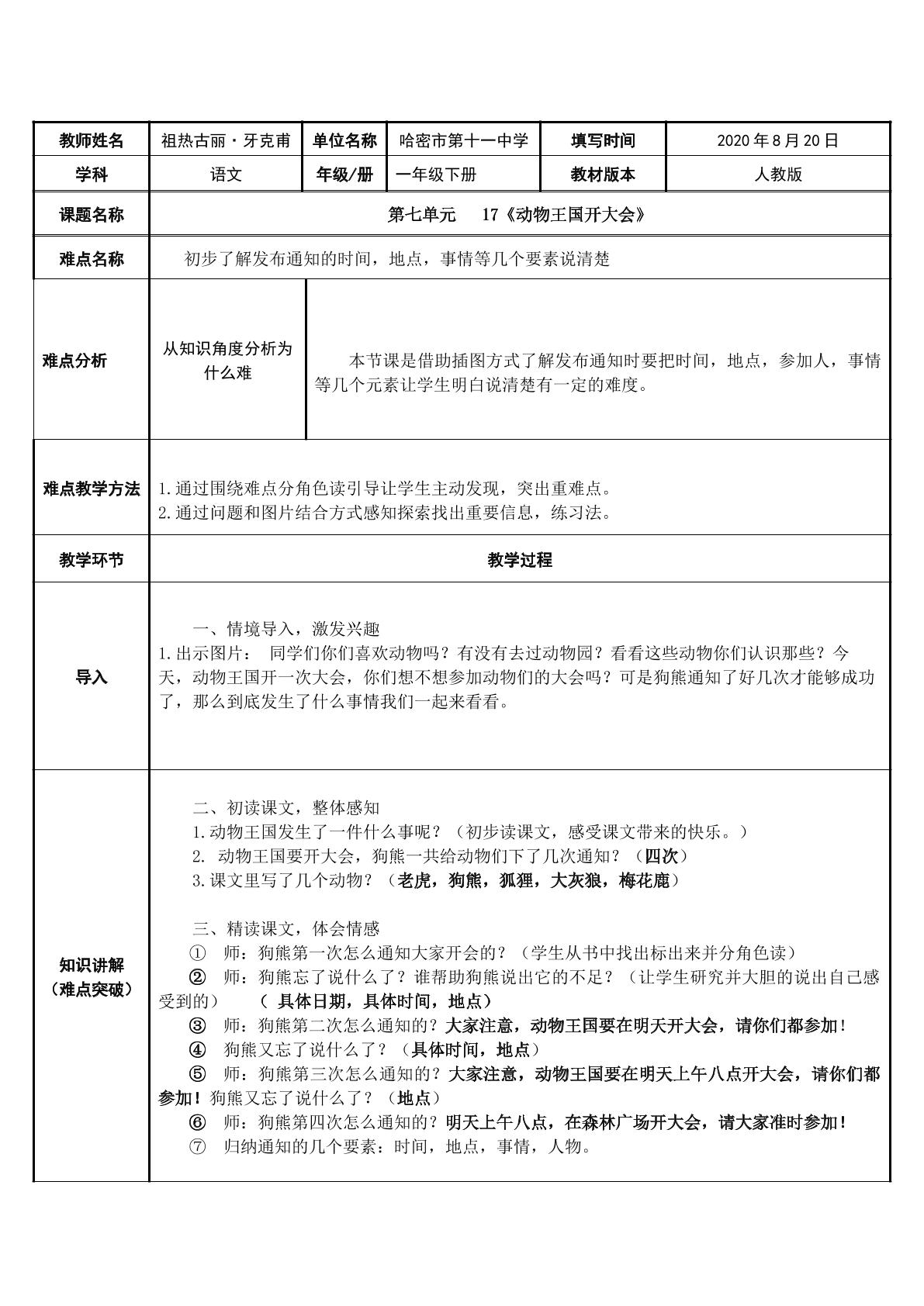 动物王国开大会