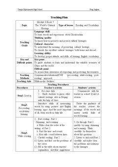 Reading and vocabulary