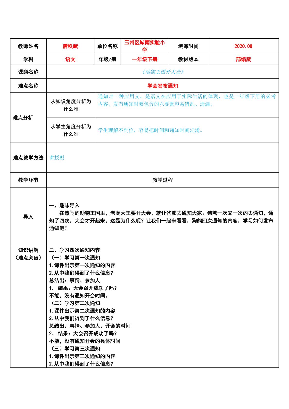 动物王国开大会