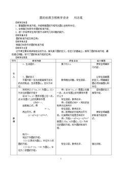 2.1圆的标准方程