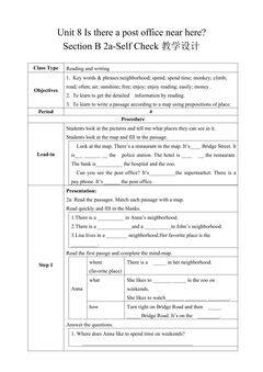 【教案】7年级下册英语人教版Unit 8 Section B 02