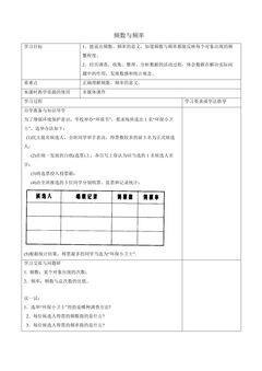 【★】8年级数学苏科版下册教案第7单元 《7.3频数和频率》